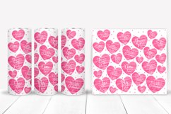  Valentines Hearts Tumbler Sublimation I 20 Oz Valentines Tumbler Wrap I 20 Oz Tumbler Wrap PNG