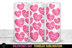  Valentines Hearts Tumbler Sublimation I 20 Oz Valentines Tumbler Wrap I 20 Oz Tumbler Wrap PNG