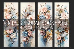 Valentine&#039;s Day, Vintage Floral Bookmarks, Printables, s10 Product Image 1