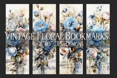 Valentine&#039;s Day, Vintage Floral Bookmarks, Printables, s12 Product Image 1