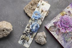 Valentine&#039;s Day, Vintage Floral Bookmarks, Printables, s12 Product Image 3