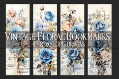 Valentine&#039;s Day, Vintage Floral Bookmarks, Printables, s13 Product Image 1