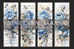 Valentine&#039;s Day, Vintage Floral Bookmarks, Printables, s14 Product Image 1