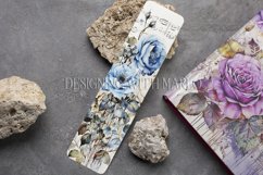 Valentine&#039;s Day, Vintage Floral Bookmarks, Printables, s14 Product Image 3