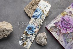 Valentine&#039;s Day, Vintage Floral Bookmarks, Printables, s15 Product Image 3