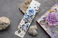Valentine&#039;s Day, Vintage Floral Bookmarks, Printables, s15 Product Image 4