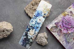 Valentine&#039;s Day, Vintage Floral Bookmarks, Printables, s16 Product Image 4