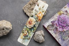 Valentine&#039;s Day, Vintage Floral Bookmarks, Printables, s17 Product Image 2