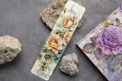 Valentine&#039;s Day, Vintage Floral Bookmarks, Printables, s17 Product Image 3