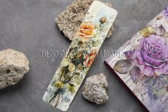 Valentine&#039;s Day, Vintage Floral Bookmarks, Printables, s17 Product Image 4