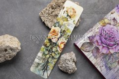 Valentine&#039;s Day, Vintage Floral Bookmarks, Printables, s18 Product Image 2