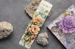 Valentine&#039;s Day, Vintage Floral Bookmarks, Printables, s18 Product Image 4