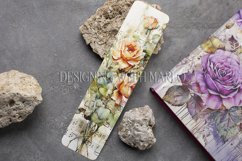 Valentine&#039;s Day, Vintage Floral Bookmarks, Printables, s18 Product Image 5