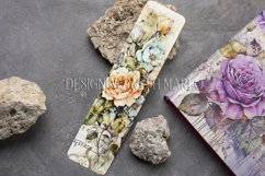 Valentine&#039;s Day, Vintage Floral Bookmarks, Printables, s19 Product Image 2