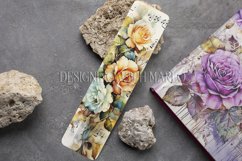 Valentine&#039;s Day, Vintage Floral Bookmarks, Printables, s19 Product Image 3
