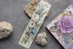 Valentine&#039;s Day, Vintage Floral Bookmarks, Printables, s2 Product Image 2