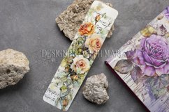Valentine&#039;s Day, Vintage Floral Bookmarks, Printables, s20 Product Image 2