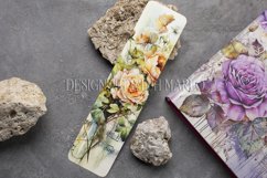 Valentine&#039;s Day, Vintage Floral Bookmarks, Printables, s20 Product Image 5