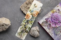 Valentine&#039;s Day, Vintage Floral Bookmarks, Printables, s21 Product Image 3