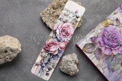 Valentine&#039;s Day, Vintage Floral Bookmarks, Printables, s22 Product Image 2