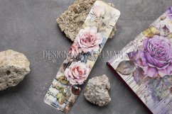 Valentine&#039;s Day, Vintage Floral Bookmarks, Printables, s22 Product Image 3