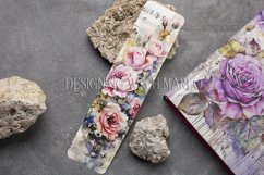 Valentine&#039;s Day, Vintage Floral Bookmarks, Printables, s22 Product Image 5