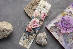 Valentine&#039;s Day, Vintage Floral Bookmarks, Printables, s23 Product Image 2