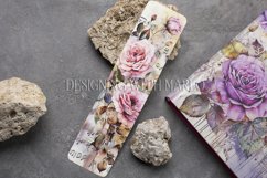 Valentine&#039;s Day, Vintage Floral Bookmarks, Printables, s23 Product Image 4