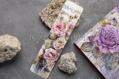 Valentine&#039;s Day, Vintage Floral Bookmarks, Printables, s23 Product Image 5