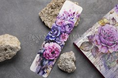 Valentine&#039;s Day, Vintage Floral Bookmarks, Printables, s28 Product Image 2
