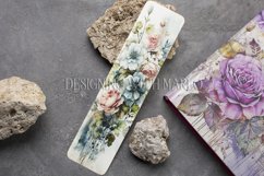 Valentine&#039;s Day, Vintage Floral Bookmarks, Printables, s3 Product Image 2
