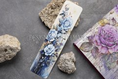 Valentine&#039;s Day, Vintage Floral Bookmarks, Printables, s3 Product Image 3