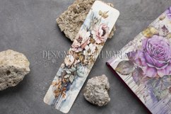 Valentine&#039;s Day, Vintage Floral Bookmarks, Printables, s4 Product Image 5
