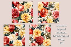 Valentine&#039;s Day, Vintage Floral Seamless Patterns, s1 Product Image 2