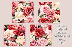 Valentine&#039;s Day, Vintage Floral Seamless Patterns, s3 Product Image 2