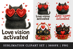 Valentine's Day clipart printable sublimation design png Product Image 1