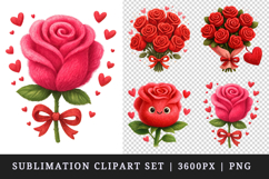 Valentine's Day clipart printable sublimation design png Product Image 1