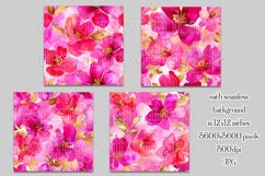 Valentine&#039;s Day, Girly Pink Watercolor Seamless Patterns, 22 Product Image 2