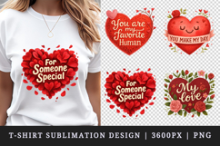 Valentine's Day t-shirt printable sublimation design png Product Image 1