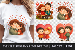Valentine's Day t-shirt printable sublimation design png Product Image 1