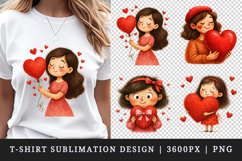 Valentine's Day t-shirt printable sublimation design png Product Image 1