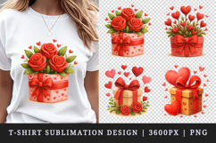 Valentine's Day t-shirt printable sublimation design png Product Image 1