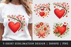 Valentine's Day t-shirt printable sublimation design png Product Image 1
