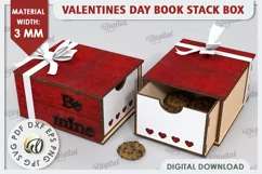 Valentine's Day Box Laser Cut. Valentine Day Gifts SVG Product Image 1
