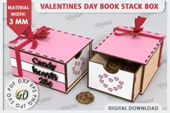 Valentine's Day Box Laser Cut. Valentine Day Gifts SVG Product Image 1