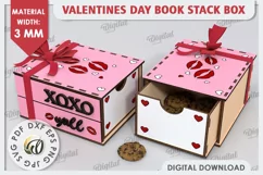 Valentine's Day Box Laser Cut. Valentine Day Gifts SVG Product Image 1