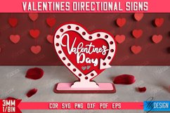 Valentine's Directional Signs | Table Statuette | Holiday Product Image 1