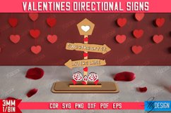 Valentine's Directional Signs | Table Statuette | Holiday Product Image 1