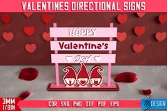Valentine&#039;s Directional Signs | Table Statuette | Holiday Product Image 1
