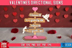 Valentine's Directional Signs | Table Statuette | Holiday Product Image 1